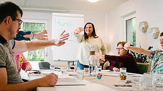 Klienten üben Stop-Sagen